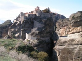 Meteora, az gbe mered kolostorvros 