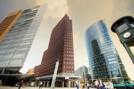 Berlin felett az g Potsdamer Platz