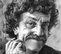 Kurt Vonnegut: Ötös számú vágóhíd - Karikatúra az íróról