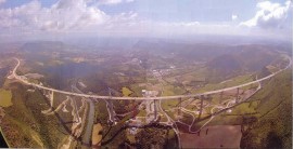 Millau-viadukt, a lgies kprzat 