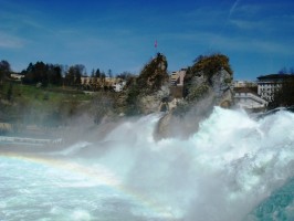 Rheinfall – szivrvny a Rajna felett 